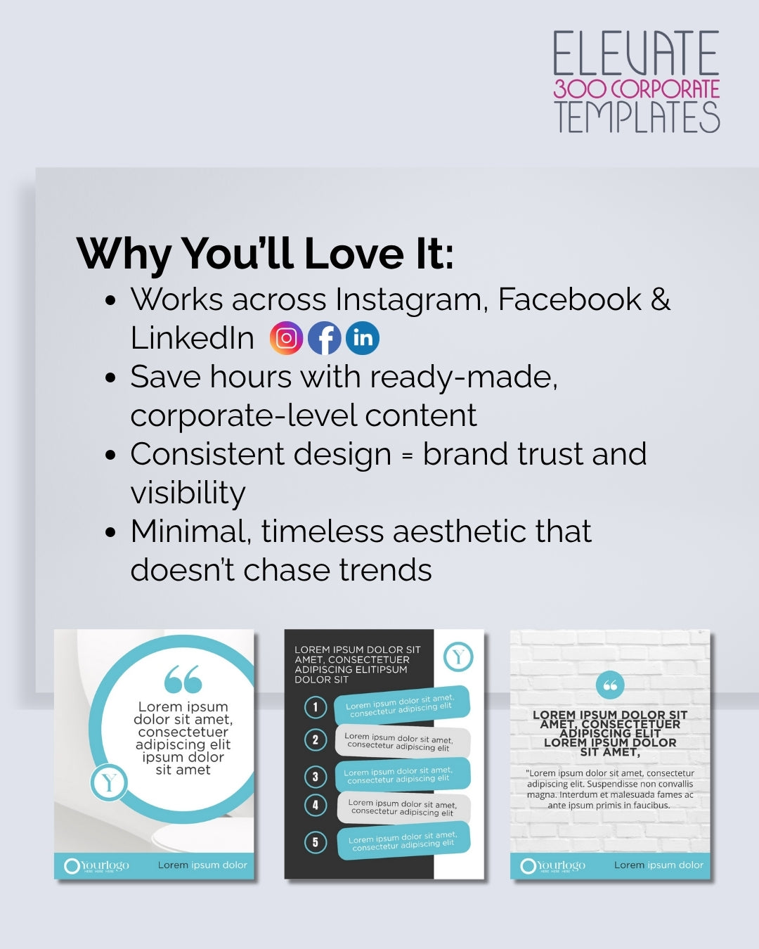 Elevate 300: Premium Corporate Template System